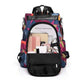 Anti-theft Backpack New Multifunctional Printed Oxford Travel Bag