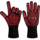 Heat Resistant Oven Gloves Double Sided Silicone Slip Resistant BBQ Gloves