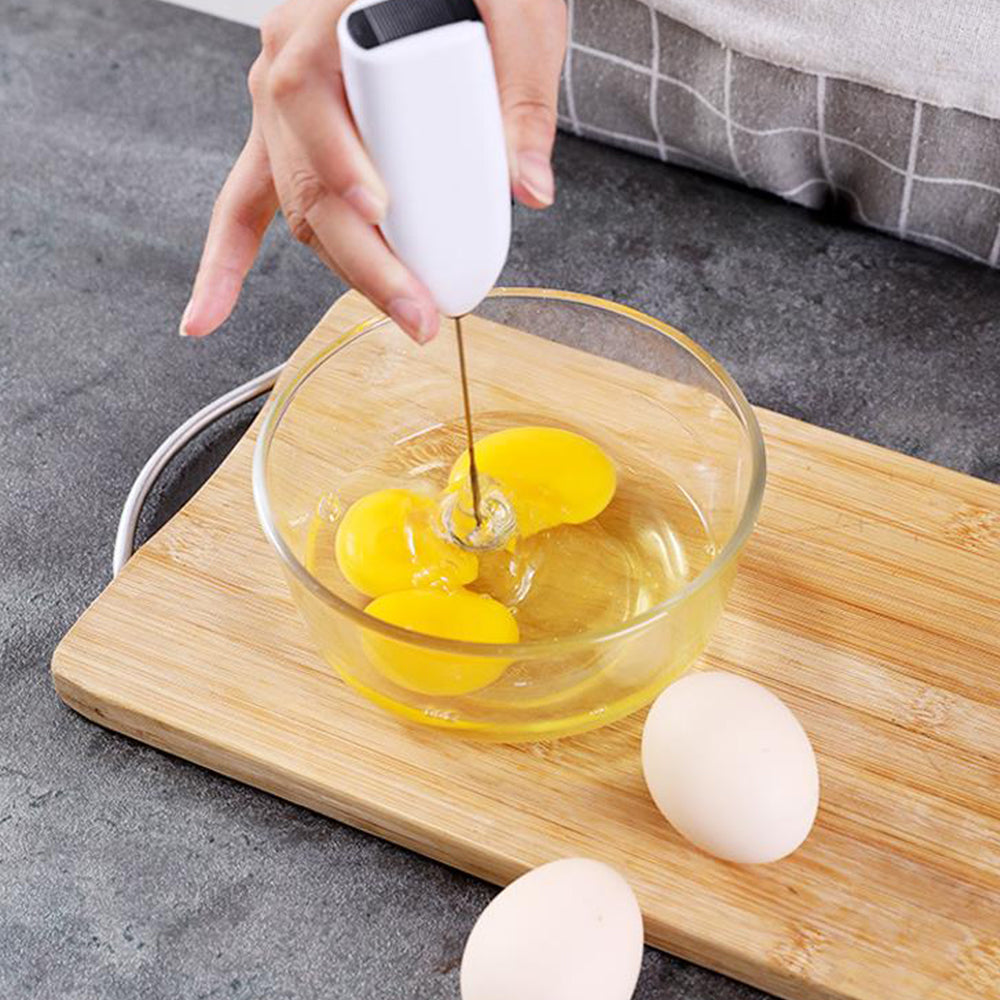 4Pcs Electric Mini Foamer Milk Frother Egg Mixer