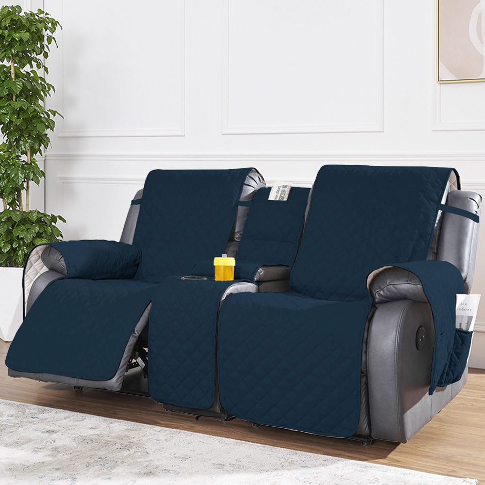 Water Resistant Non-Slip Split Recliner Couch Cover-3-Seater