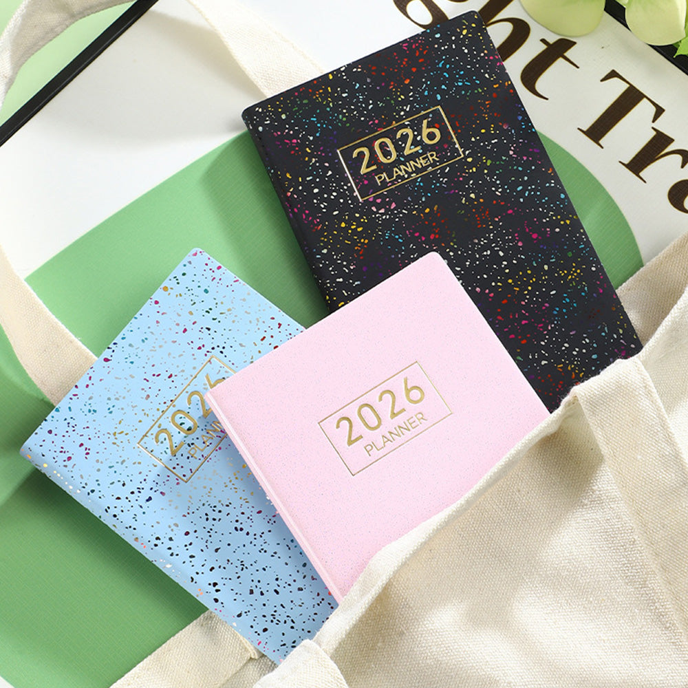2026 Pocket Planner Calendar Portable A6 Daily Planner