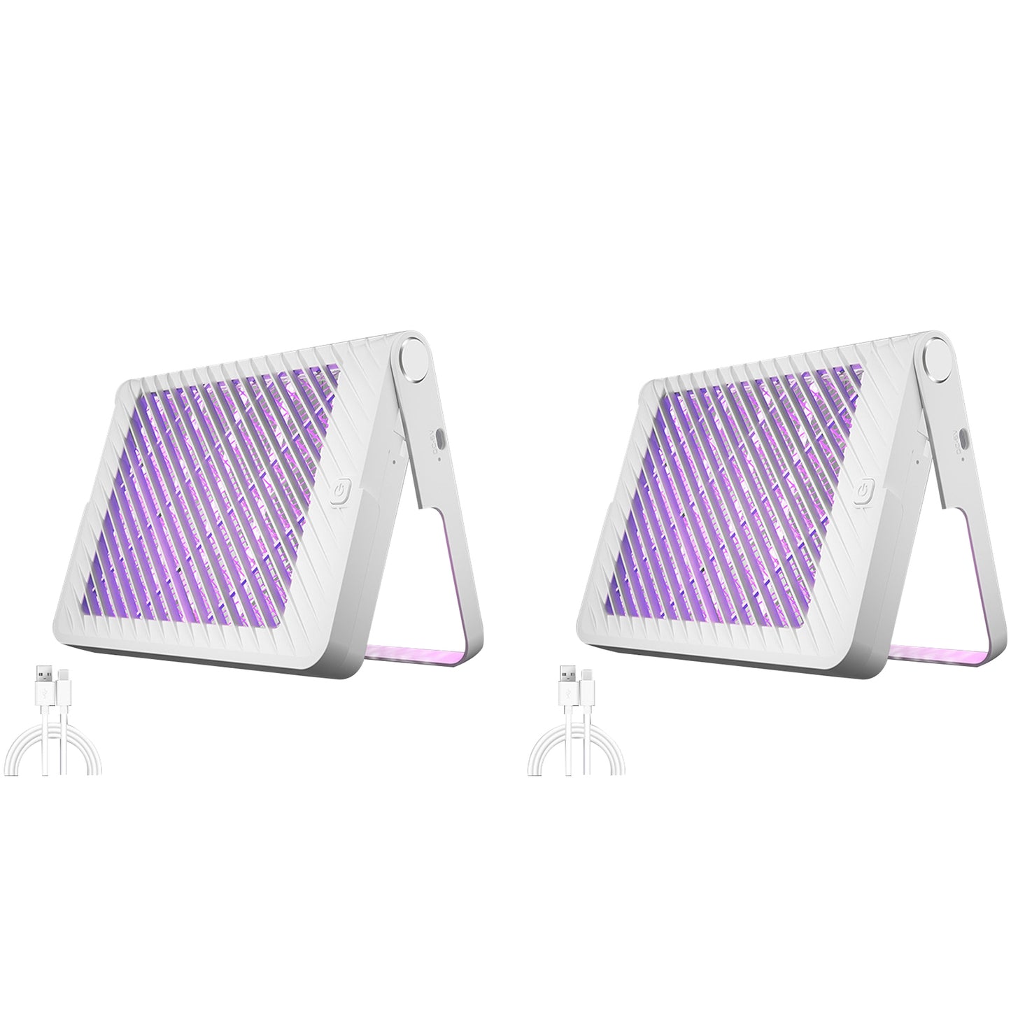 2Pcs Wall Mounted USB Electric Mosquito Killer Lamp Mosquito Zapper Trap