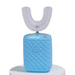 U-Shaped Automatic Electric Toothbrush with Sanitizing Cup-Sky Blue