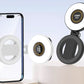 2Pcs Magnetic Phone Ring Light 3 Color Dimmable Fill Light Rechargeable Selfie Light