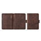 Passport Holder RFID Blocking Leather Cover Wallet With Closure For Travel Essentials