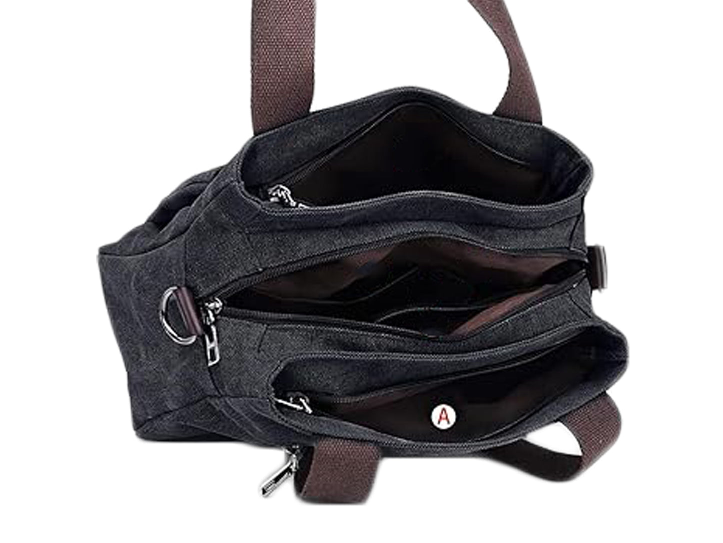 Crossbody Bag Three Compartments Satchel Handbags Purse Messenger Shoulder Bags