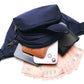 Waist Bag With 3 Zipper Pockets Crossbody Bag Unisex Large Fanny Pack For Travel Holiday