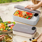 900ml Stainless Steel Heated Lunch Box Electric Food Warmer for Work School