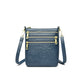 Genuine Leather Crossbody Shoulder Bag Multi-Compartment Water-resistant Handbag