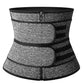 Sweat Waist Trainer for Women Sauna Sweat Belt Slim Body Shaper Corset-Grey