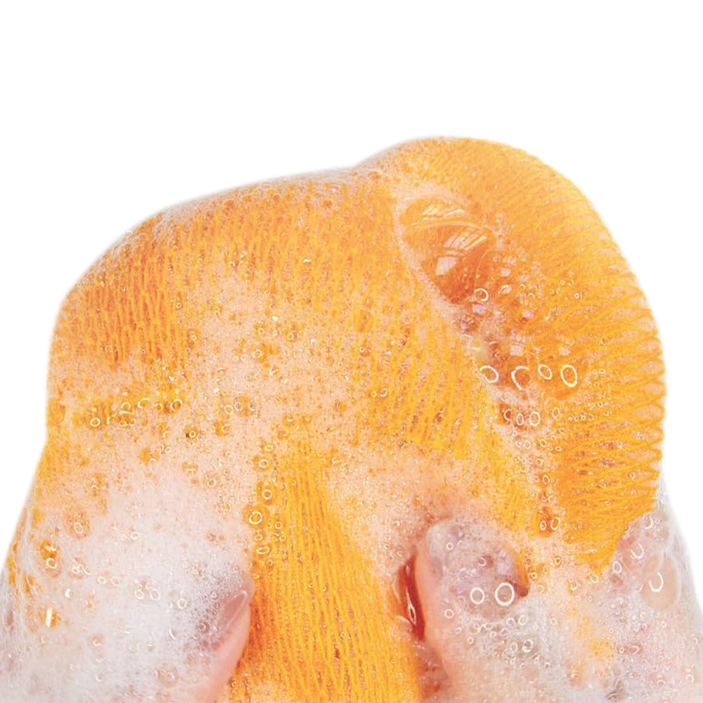 2PCS African Net Sponge Body Scrubber for Exfoliating and Bathing