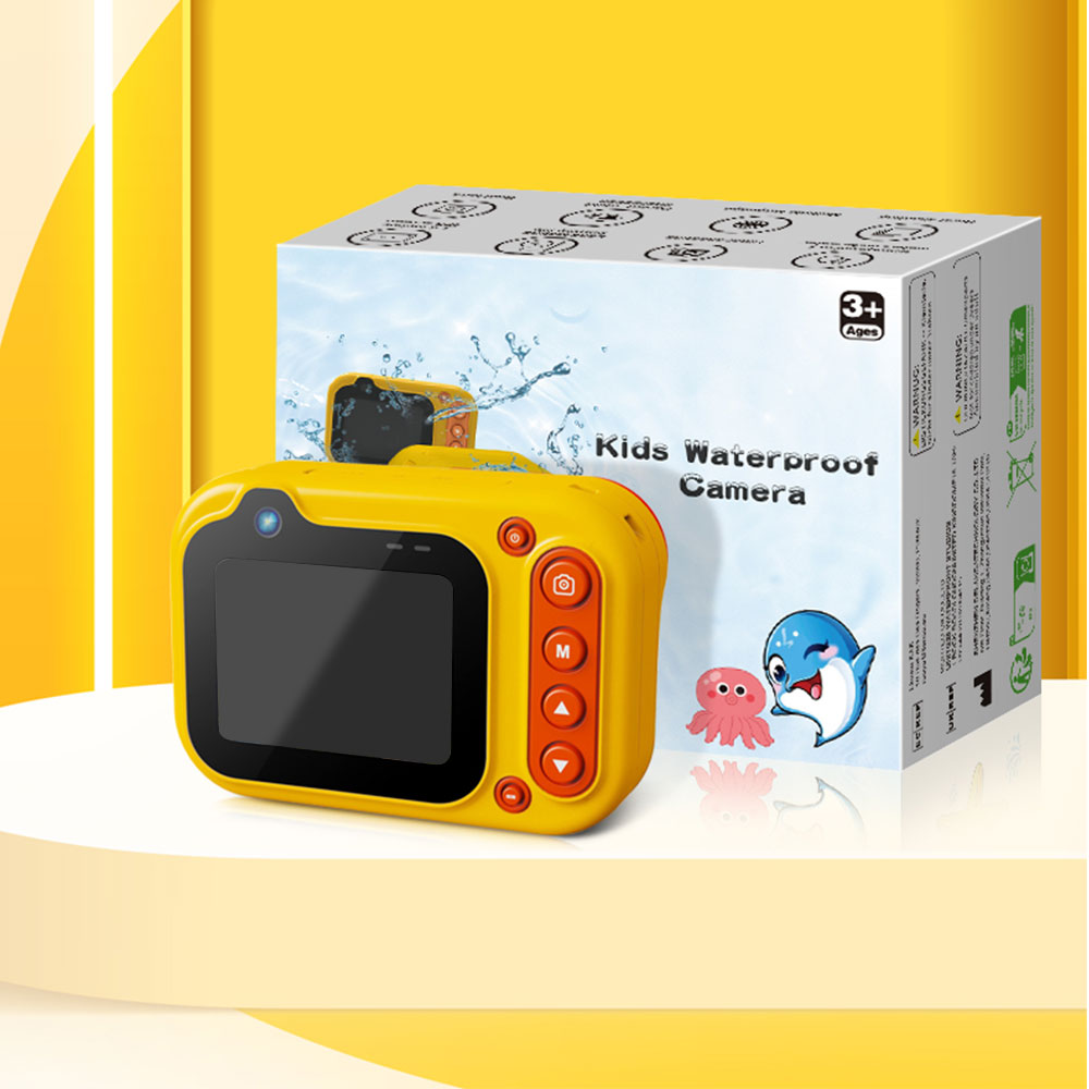 Digital Underwater Dual-Screen Camera Water-Resistant HD Swimming Camera