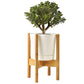 Adjustable Bamboo Plant Stand Holder Indoor for Stable Plant Display