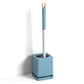 2pcs Toilet Brush with Drip Base Toilet Bowl Brush with Built-in Tweezer Toilet Cleaner Set