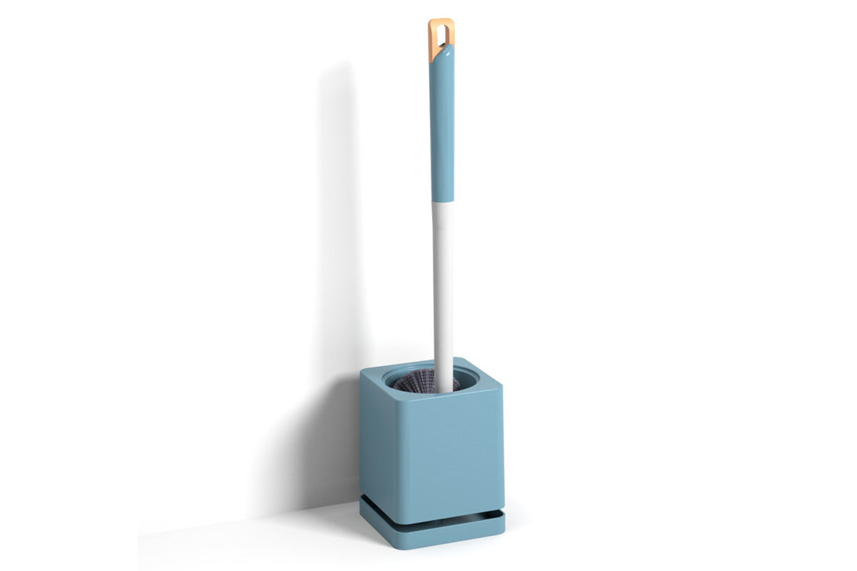 2pcs Toilet Brush with Drip Base Toilet Bowl Brush with Built-in Tweezer Toilet Cleaner Set