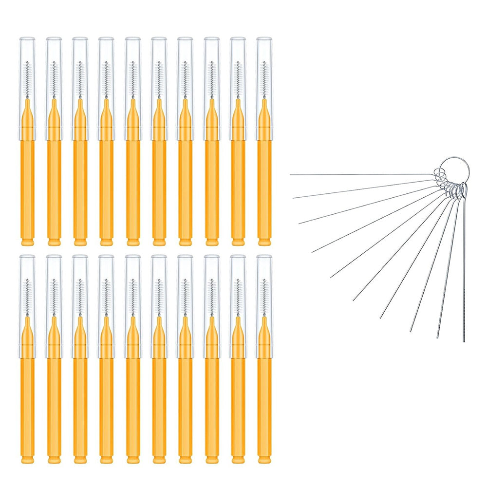 Shower Head Cleaning Brush Set Anti-Clogging with Storage Box for Bathroom