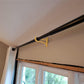2 Pack Thickened Aluminum Alloy Curtain Rod Brackets for 28 to 32mm Rods