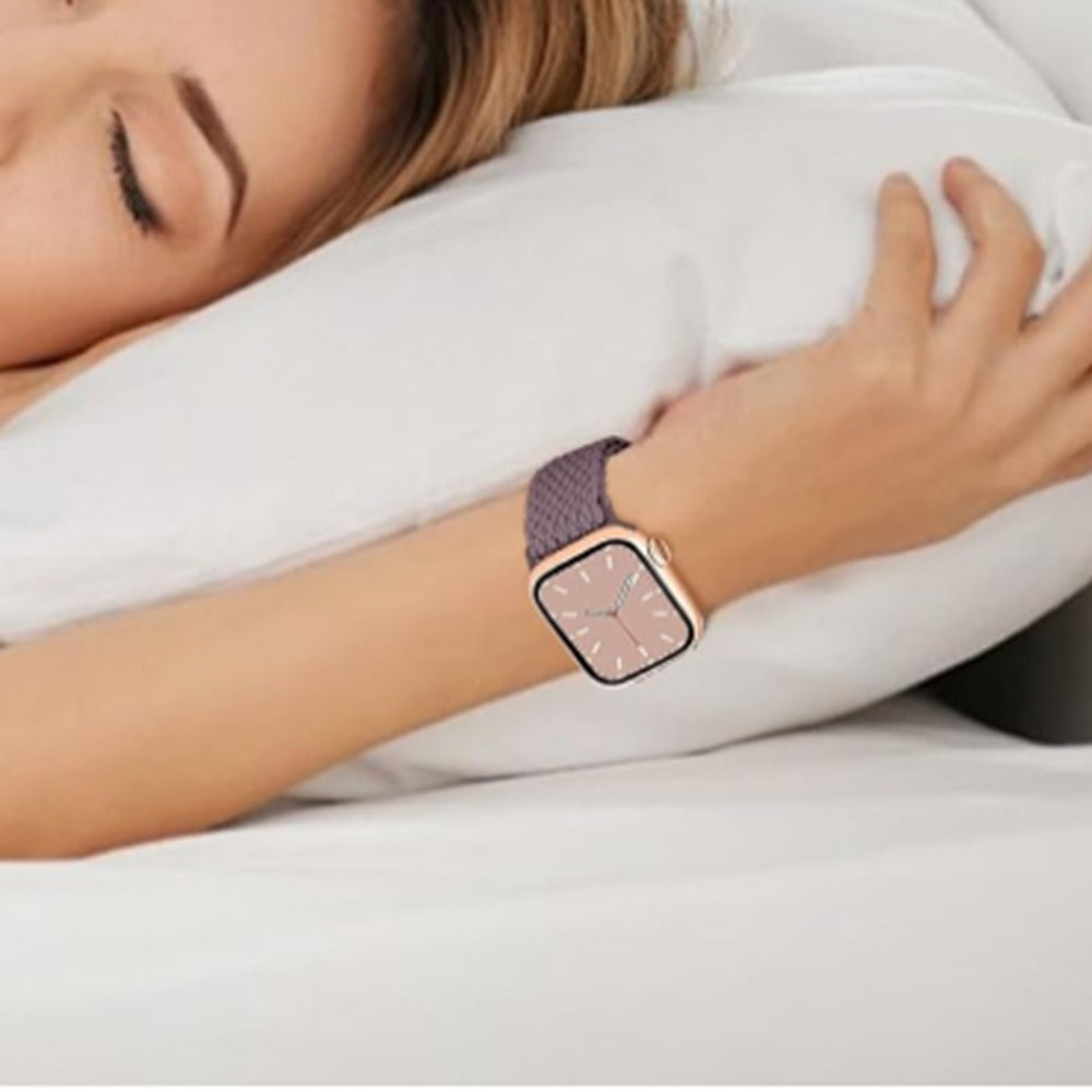 Adjustable Braided Loop Nylon Strap Compatible with Apple Watch 38/40/41/42 /44 /45 /49mm