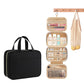 Travel Toiletry Bag with Waterproof Compartments and Hanging Hook