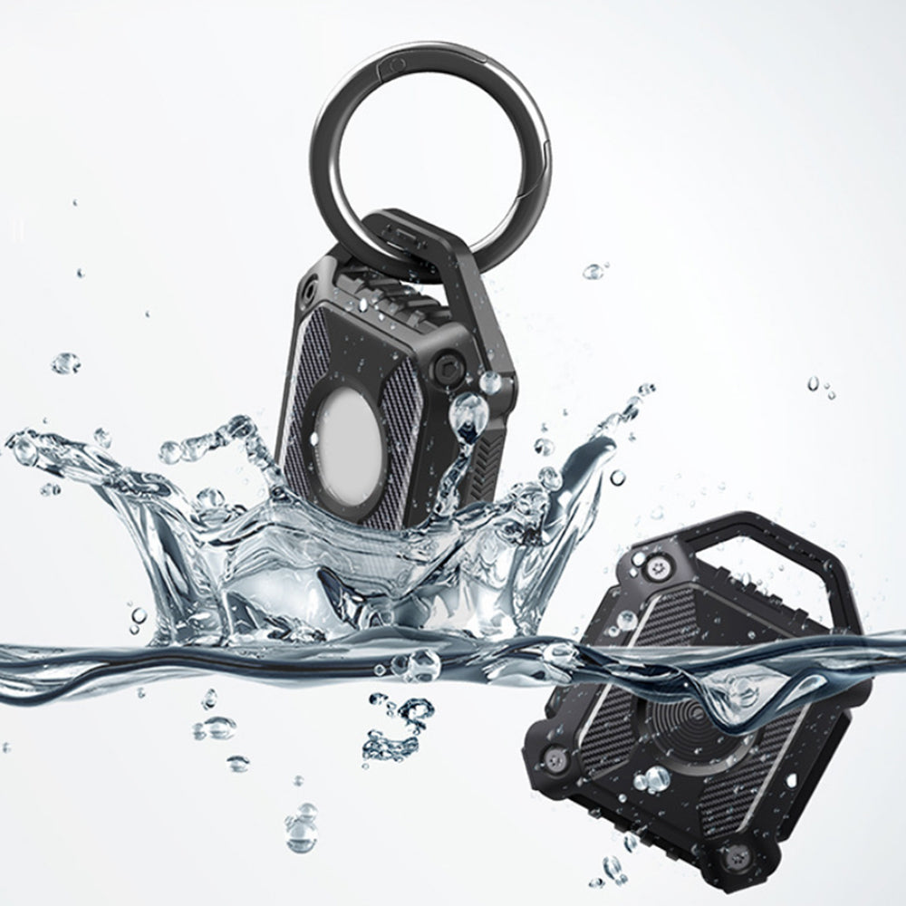 2Pcs TPU Water-Resistant AirTag Protective Cases With Keychain