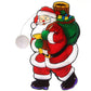 Christmas Decor LED Curtain Light Xmas Window Silhouette Light Decoration
