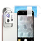 200X Phone Mini Pocket Microscope with CPL Handheld Lens and LED Light