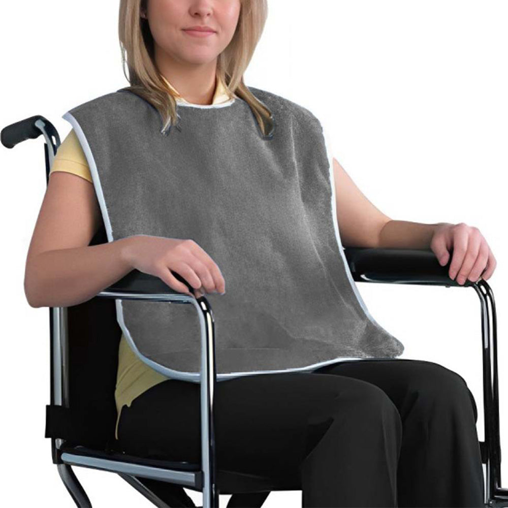 Adjustable Adult Bibs for Women Men Microfiber Bibs for Adults Senior Citizens