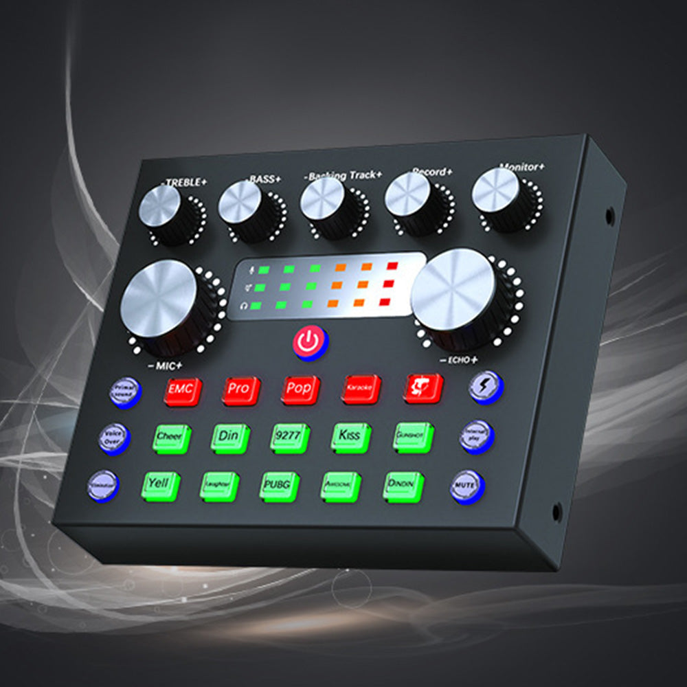 Recording Condenser Microphone Kit with Sound Card for Streaming YouTube TikTok