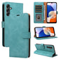 RFID Protective Flip Wallet Case Compatible with Samsung A17 A37 and A57-Green