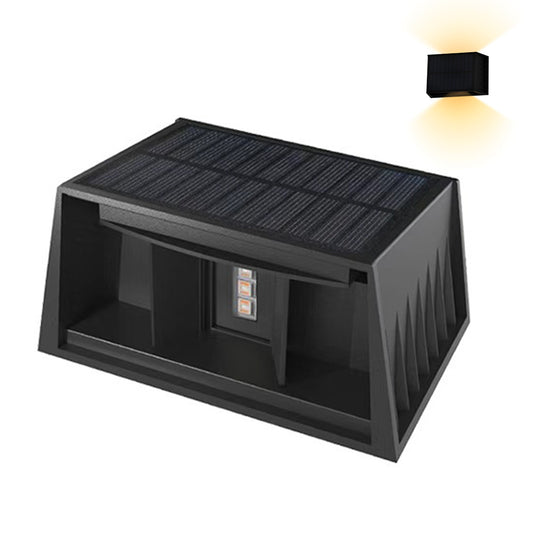 Solar Wall Light 0 to 120 Degree Adjustable Beam Angle for Garden Patio Outdoor Lighting