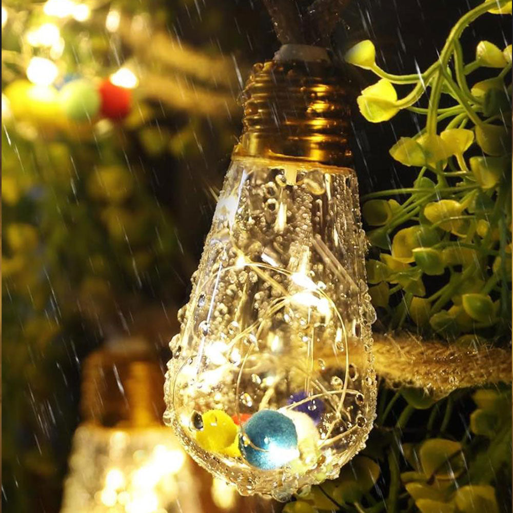 8m Solar Light LED Festoon String Light Outdoor Garden LED String Light Party Patio Lamp