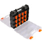34 Grid Double Sided Tool Organizer Box for Screws Nuts and Small Parts