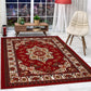Large Floor Rug Crystal Velvet Vintage Boho Non-Slip Carpet for Bedroom Dining Room