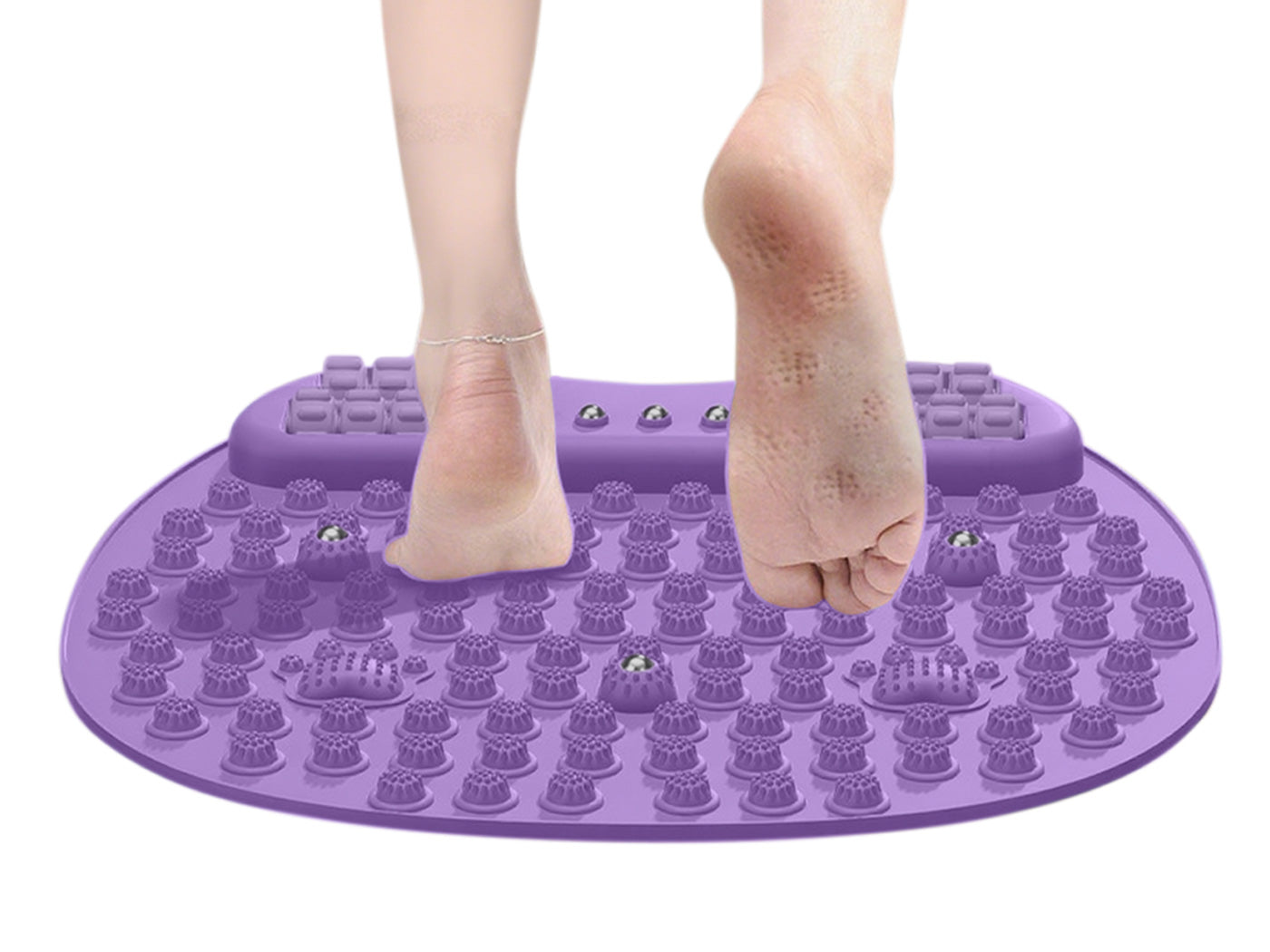Foot Massage Acupressure Mat with Foot Roller Acupressure Foot Massager