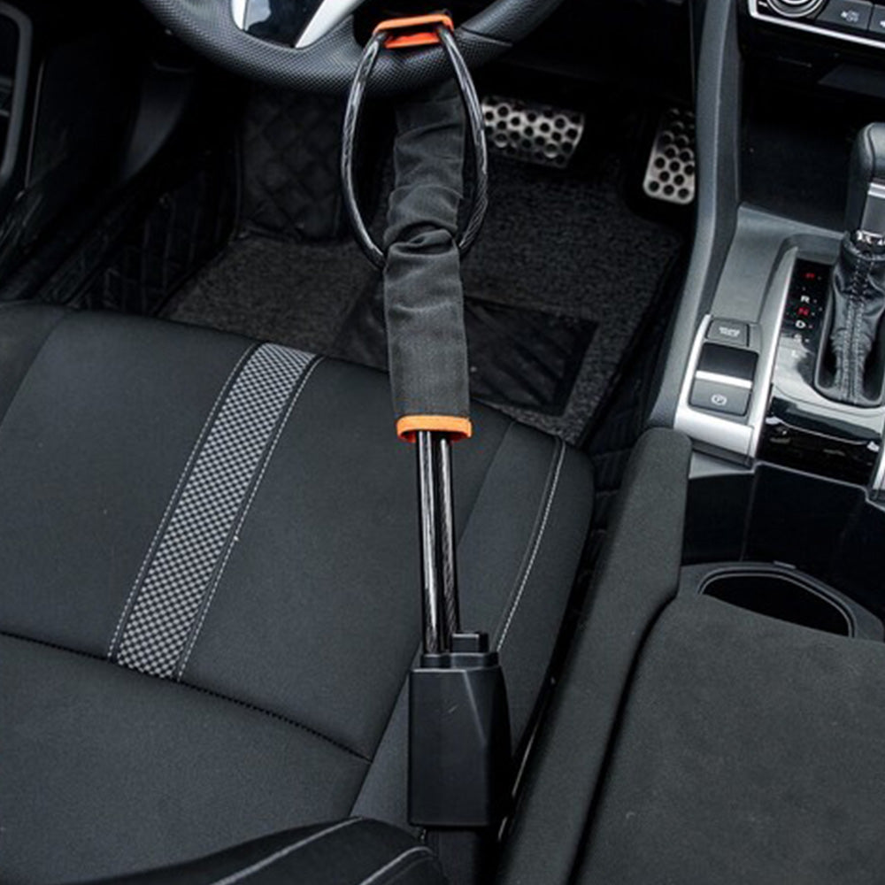 Universal Car Security Anti-Theft Steering Wheel Lock Device Adjustable Lock Fit