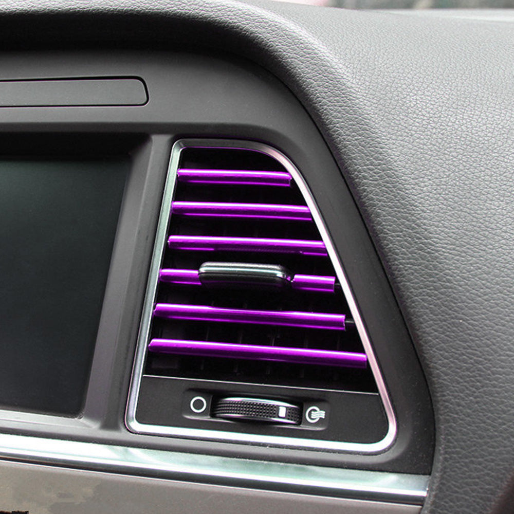 20 Pack Car Interior Air Vent Decorative Trim Strip Universal Fit for All Models