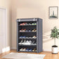 6-Layer Portable Shoe Storage Rack Cabinet