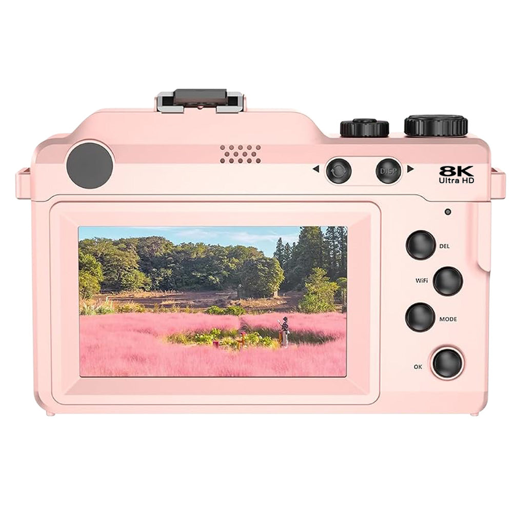 8K Digital Camera 18X Zoom Dual Lens Camera for Beginners Vlogging