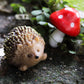 6Pcs Resin Mini Hedgehogs and Mushroom Fairy Garden Accessories Set