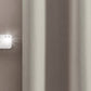 100 Percent Blackout Curtain Panel with Black Liner Heat & Light Blocking Drapes