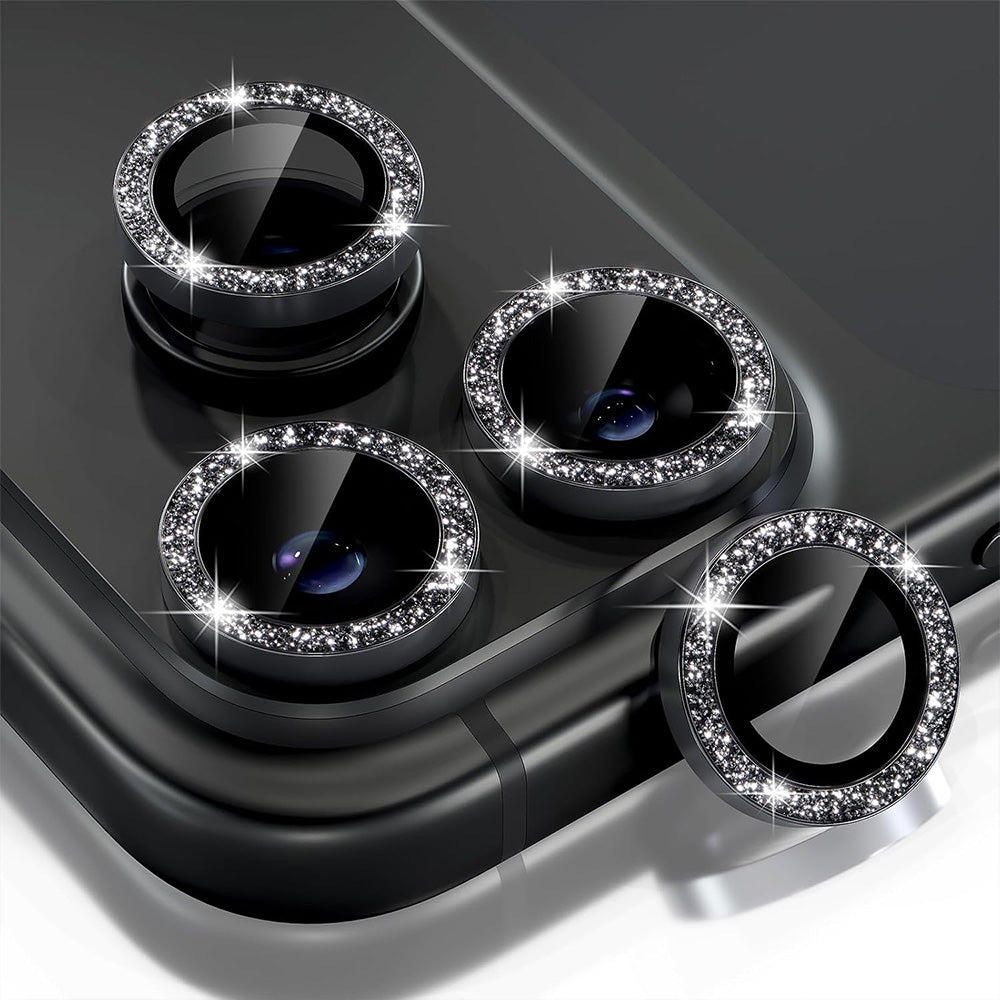 Glitter Camera Lens Film Multi Color Available for Smartphone-Black