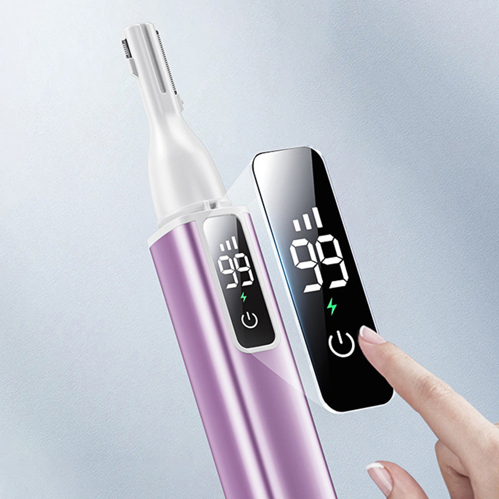 Rechargeable 2 In 1 Nose Hair And Eyebrow Trimmer For Men And Women