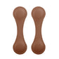 2Pcs Leather Bookmark Dual-side Book Page Divider for Bookworm