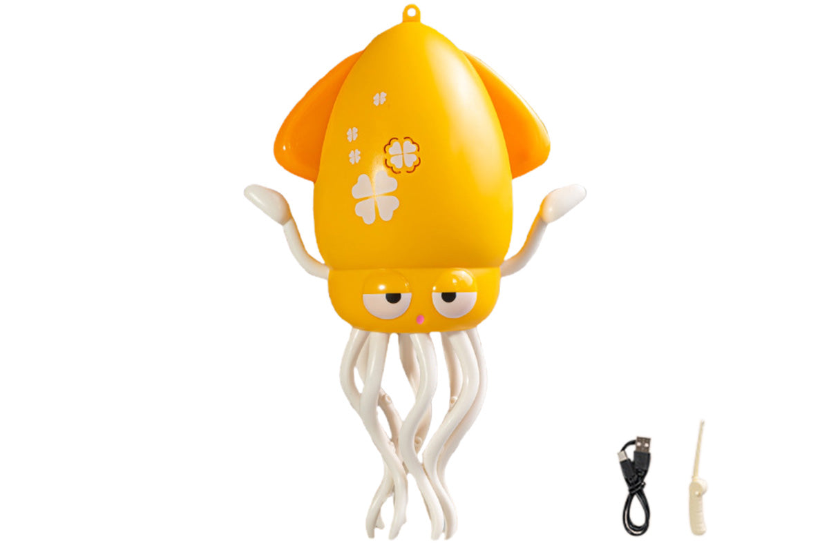 Dancing Octopus Toy Electric Crawling Octopus Tummy Time Toy Dancing Music Squid