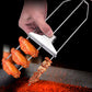 2Pcs 3-Way Stainless Steel Grilling Sticks for BBQ Kebab