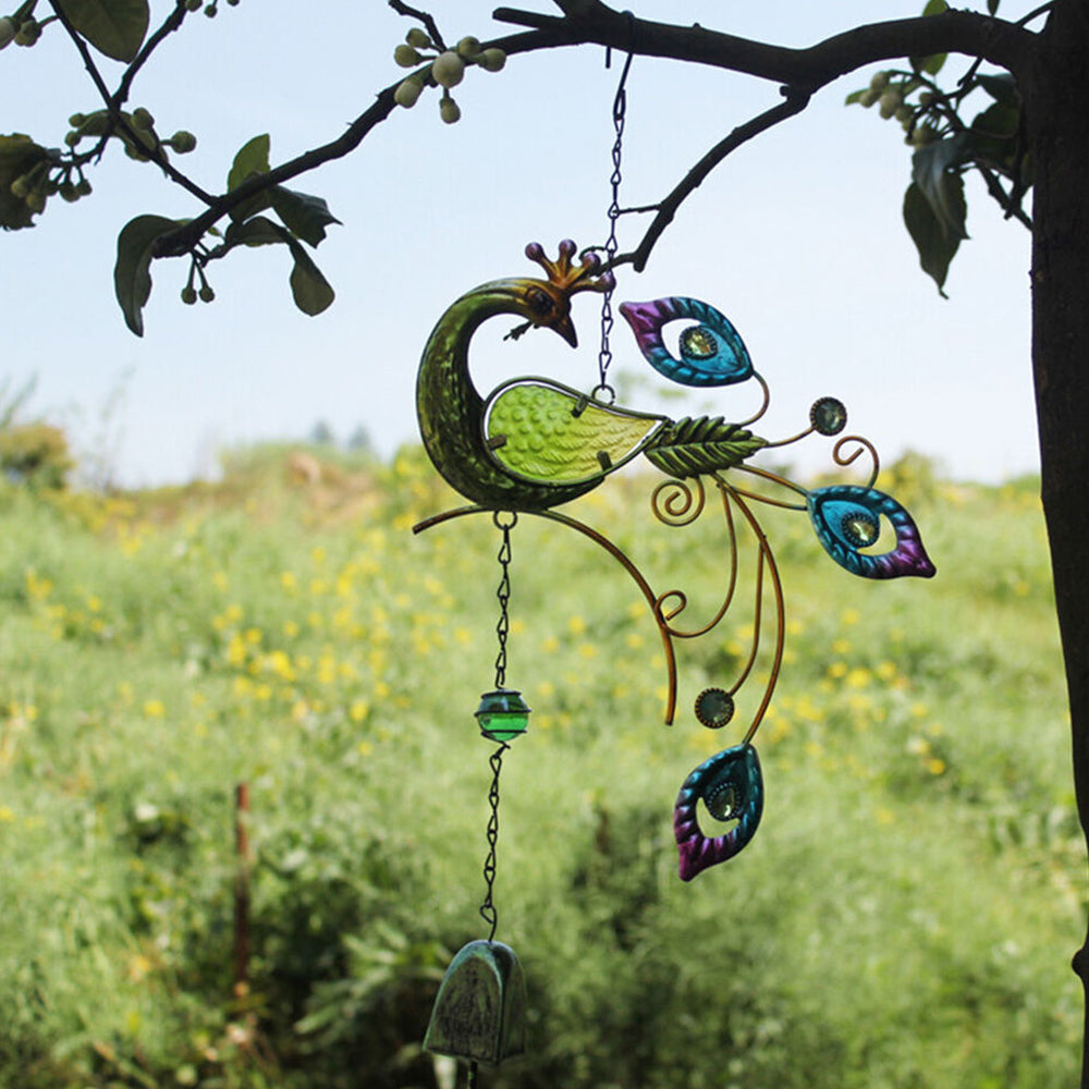 Metal Phoenix Bird Hanging Wind Chimes