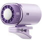 360 Rotatable 199-Speed Ice Cooling Clip Fan with Neck Lanyard TEC Semiconductor Cooling Fan Turbo Boost Wind