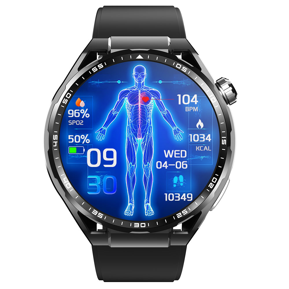 Bluetooth Smart Watch Fitness Tracker Blood Pressure Heart Rate Sport Watch