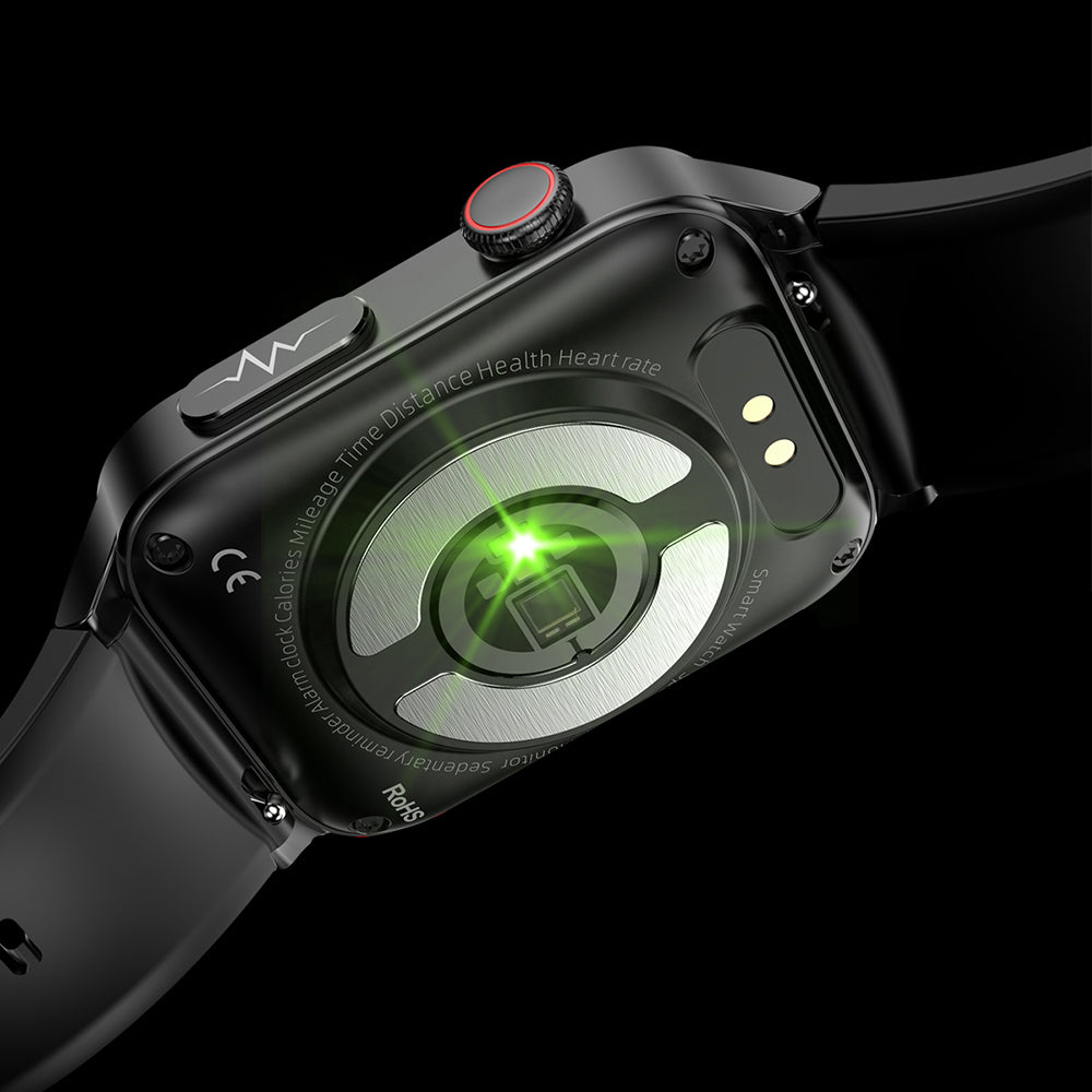 Multifunctional Waterproof Smart Watch with ECG  PGG Stand with Belt and Chest Sticker