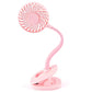Clip on Mini Fan Portable USB Rechargeable Personal Desk Fan Cooling Fan